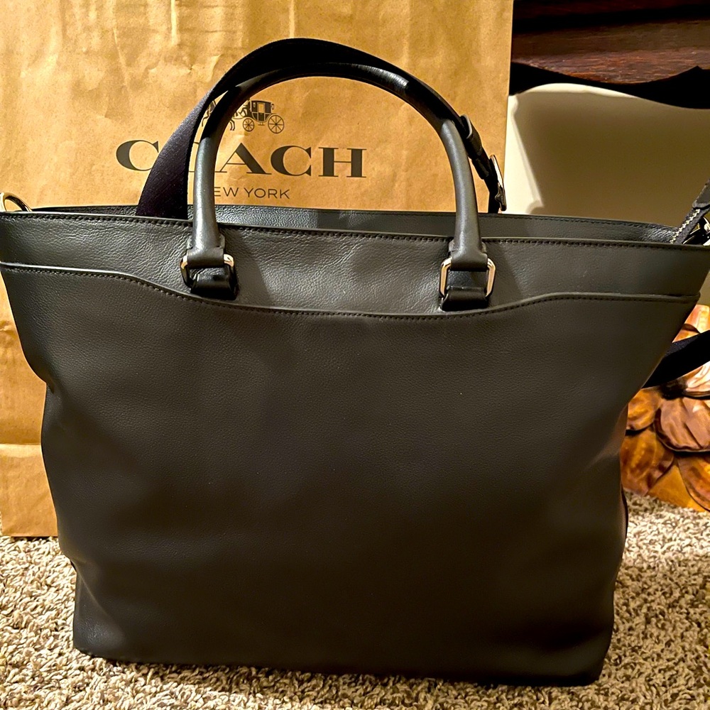 Coach Leather Tote